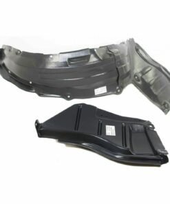 Set of 2 Front Fender Liners, LH, Driver Left Side for 2007-2013 Toyota Tundra
