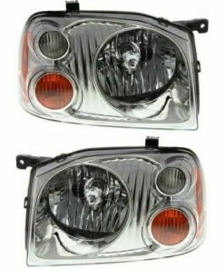 Headlight Assembly Left & Right Set (Pair) for 2001-2004 Nissan Frontier Base/XE