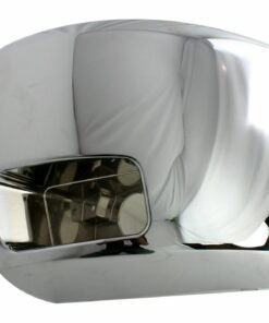 Bumper End Cap w/ Fog Light Hole, Front Left for 07-10 Silverado 2500/3500 HD