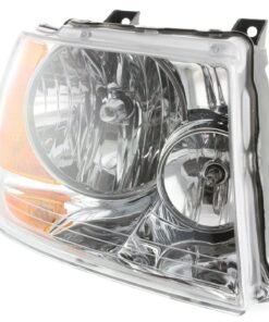 Headlight halogen right side clear lens w/bulb for 2003-2006 Ford Expedition