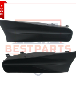 Set of 2 LH & RH Bumper Grille, Textured Black Plastic for 2010-2012 Lexus ES350