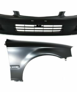 NEW Front Bumper Cover & Fender Kit for 1999-2000 Honda Civic