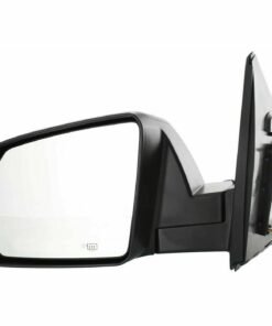 Power Mirror, Driver Side, Heated, Textured Black for 2007-2013 Toyota Tundra