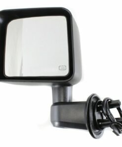 Driver Side Heated Textured Black Power Mirror for 2011-2013 Jeep Wrangler JK