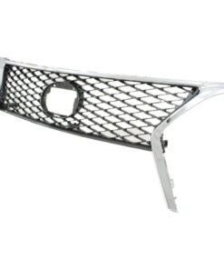 Grille plastic chrome shell dark gray insert LX1200178 for 2013-2015 Lexus RX350