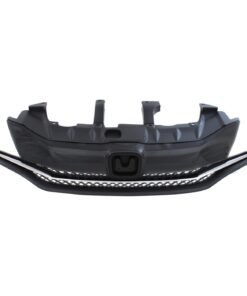 Grille textured black shell w/ insert CAPA for 2014-2015 Honda Civic Coupe