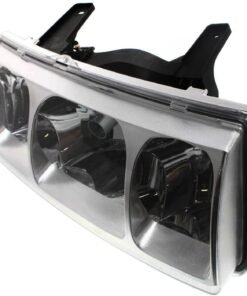 New Headlight halogen right side black bezel w/bulb for 2002-2004 Saturn Vue