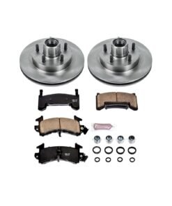 Powerstop KOE1985 Front Brake Disc and Pad Kit for 96-03 GMC Sonoma SL, SLS RWD