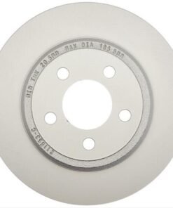 Raybestos 780257FZN Rear Brake Discs 5 Lugs for Dodge Challenger, Charger R/T