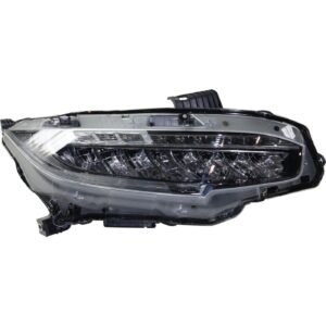 New Headlight LED right side CAPA for 2018-2019 Honda Civic EX/EX-L/LX Hatchback