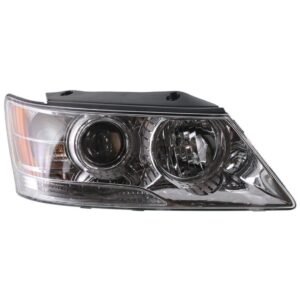 New Headlight halogen right side CAPA for 2009-2010 Hyundai Sonata Sedan