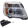 Headlight halogen CAPA right side for 2016-2017 GMC Terrain SL, SLE, SLT