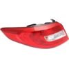 Tail Light halogen left side CAPA for 2015-2017 Hyundai Sonata Eco, SE, Sport