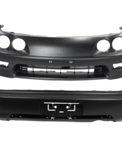 New Front & Rear Bumper Cover set 2-pieces plastic for 1998-2001 Acura Integra