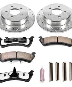 Powerstop K1858-36 Rear Brake Disc and Pad Kit for 1995-2001 Ford Explorer