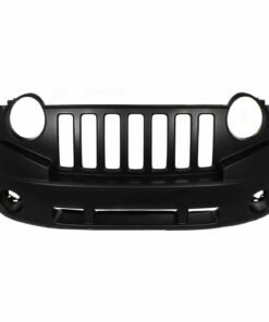 CAPA Front Bumper Cover w/ Fog Lamp Holes, Primed for 2007-2010 Jeep Compass