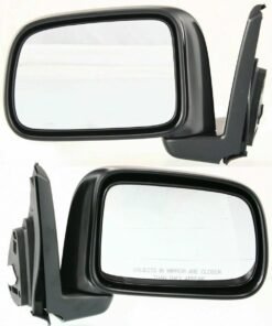 Set of 2 Power Side View Mirrors, Left LH & Right RH for 1997-2001 Honda CR-V
