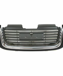 Grille for 2002-2009 GMC Envoy / XL, Black Shell w/ Gray Insert