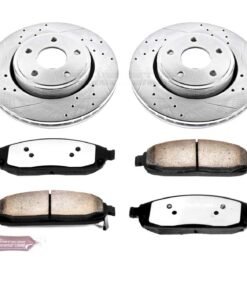 Powerstop K2219-36 Brake Disc and Pad Kit front for 2006-2010 Jeep Commander