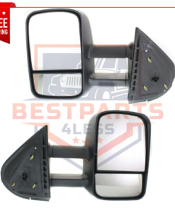 Set of 2 Driver & Passenger Side Towing Mirrors for Chevy Silverado & GMC Sierra