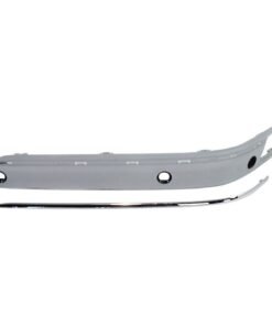 Front Bumper Trim left side primed for 03-07 Mercedes Benz C230 w/ sensor holes
