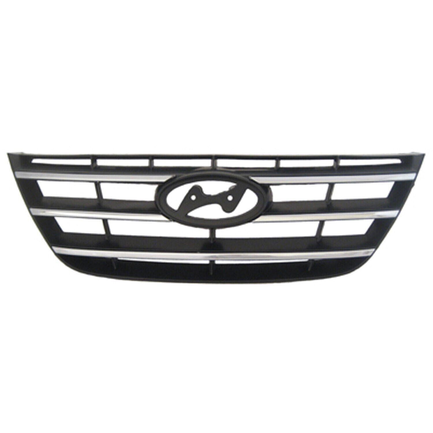 Sherman 3198-99Q-0 Grille Chrome/Black for 2009-2010 Hyundai Sonata