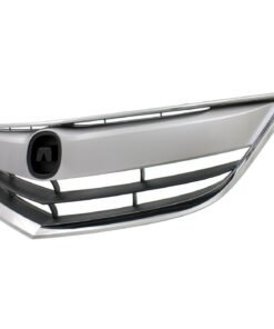 NEW Grille, Chrome Shell w/ Black Insert Plastic for 2013-2015 Acura ILX
