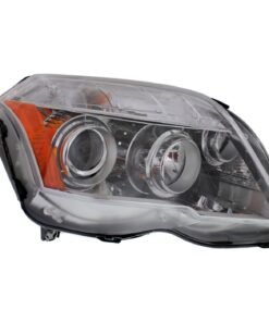 Headlight halogen right side CAPA for 10-12 Mercedes GLK350 4Matic, Base 4-Door