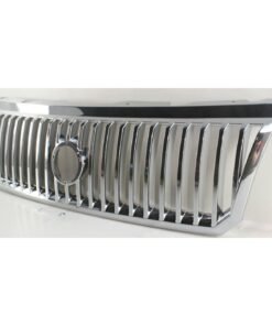 Grille chrome shell & silver insert plastic for 2002-2005 Mercury Mountaineer
