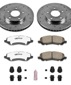 Powerstop K2992-26 Front Brake Disc and Pad Kit for 2007-2011 Dodge Caliber SXT