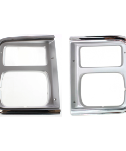 Headlight Bezels Kit for 85-91 Chevy/GMC Van, Single Rectangular Headlamp Type