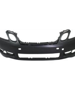 Front Bumper Cover for 2006 Lexus GS300 w/ Park Sensor Holes Primed Plastic