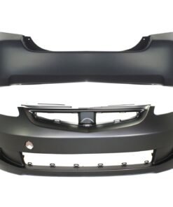 Front, Rear Bumper Covers Set of 2 pieces primed for 2007-2008 Honda Fit Base