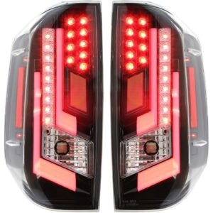 JC Whitney Tail Light Set of 2 pieces for 14-16 Toyota Tundra Platinum, SR, SR5