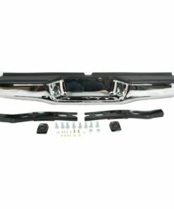 Rear Chrome Steel Bumper Assembly w/Mounting Bracket for 1995-2004 Toyota Tacoma