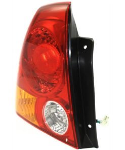 Tail Light halogen amber clear red lens for 2003-2004 Hyundai Accent GL Sedan