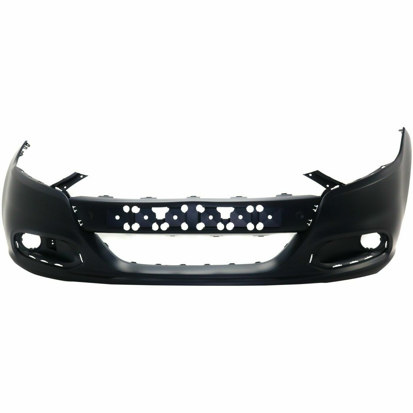 Front Primed Bumper Cover Facial w/o Tow Hook Holes for 2013-2016 Dodge Dart