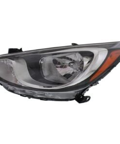 Headlight halogen clear lens left side for 2012-2014 Hyundai Accent