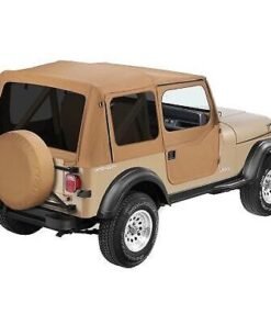New Bestop 51123-37 Soft Top tan for 1988-1995 Jeep Wrangler 2 Doors