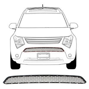 New Front Bumper Grille 7172178J00 primed plastic for 2007-2008 Suzuki XL-7 Base