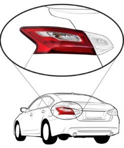 New Tail Light CAPA halogen left side for 2016 Nissan Altima Base, S, SL, SV
