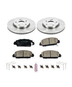 Powerstop KOE6515 Front Brake Disc and Pad Kit for 2018-2021 Honda Accord LX