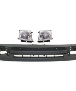 New Front Bumper Cover with Headlights sts 3 pieces for 1998-2000 Toyota Tacoma