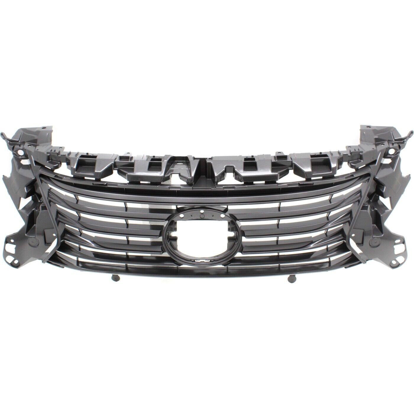 Grille dark gray shell w/ insert for 2016-2018 Lexus ES300h Base & ES350 Base