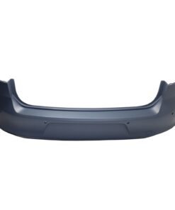 Rear Bumper Cover w/o fog light holes CAPA for 2015-2017 Volkswagen Golf, GTI