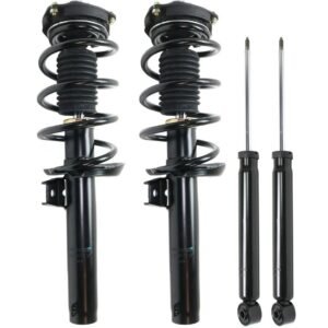 Front & Rear Shock Absorber & Strut Assembly for 2005-14 Volkswagen Golf / Jetta