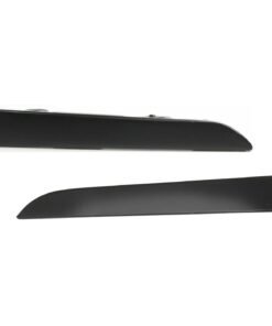 Lower Grille Filler Panel Smooth Black Pair Set for 01-04 Toyota Tacoma