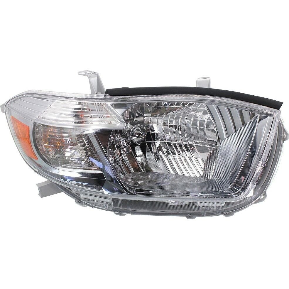 Headlight 811100E110 halogen right side for 2011-2013 Toyota Highlander Base, SE