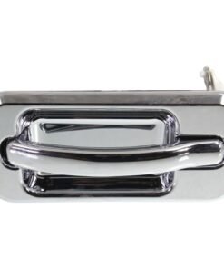 Rear Door Handle left side chrome plastic for 2005-2009 Hummer H2 Base Crew Cab
