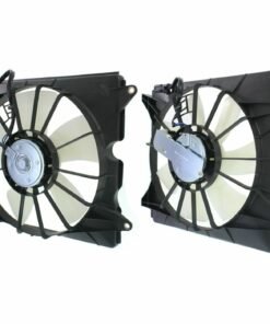 Radiator Cooling Fan 2pc Kit w/ Blade Motor & Shroud for 2013-2017 Honda Accord